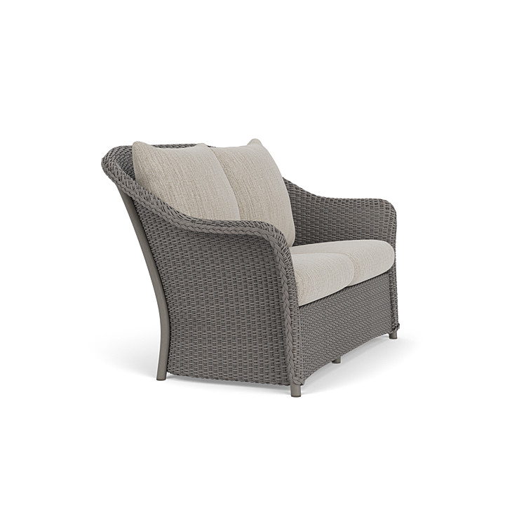 Lloyd Flanders™ Weekend Retreat Loveseat - Pewter, Callen Celadon