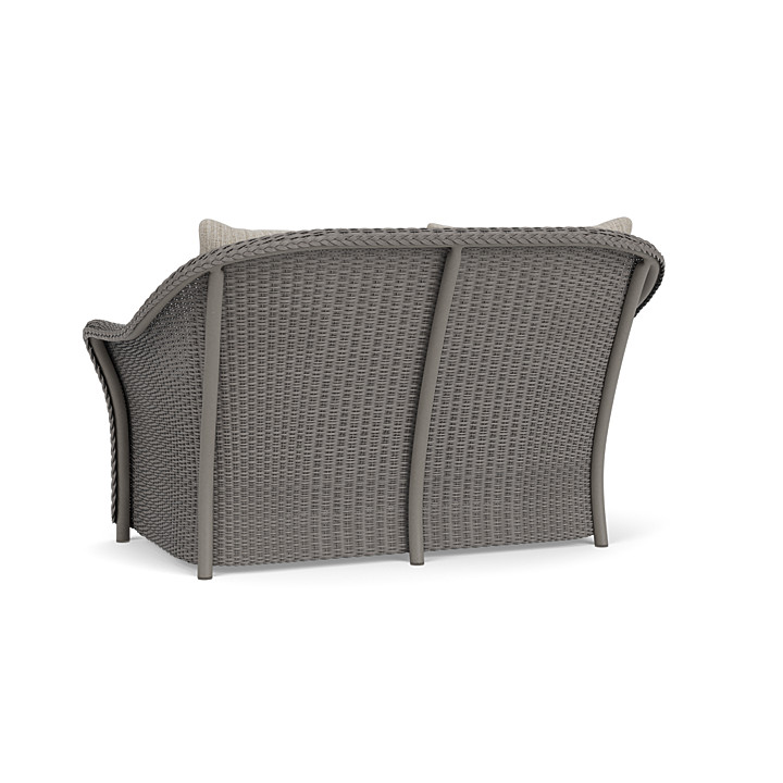 Lloyd Flanders™ Weekend Retreat Loveseat - Pewter, Callen Celadon