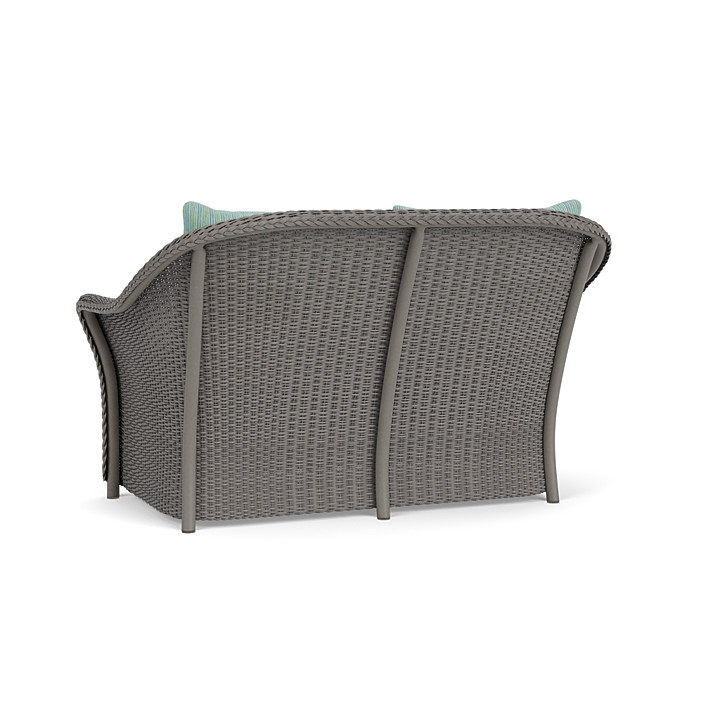 Lloyd Flanders™ Weekend Retreat Loveseat - Pewter, Unearth Dew