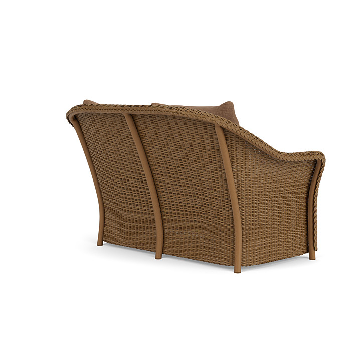 Lloyd Flanders™ Weekend Retreat Loveseat - Hickory, Canvas Natural