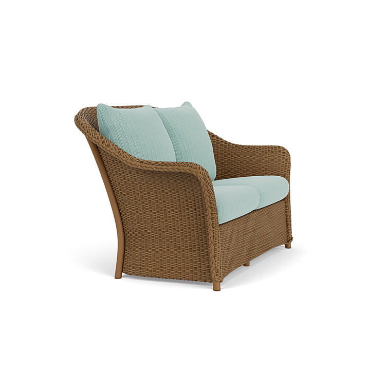 Lloyd Flanders™ Weekend Retreat Loveseat - Hickory, Unearth Dew