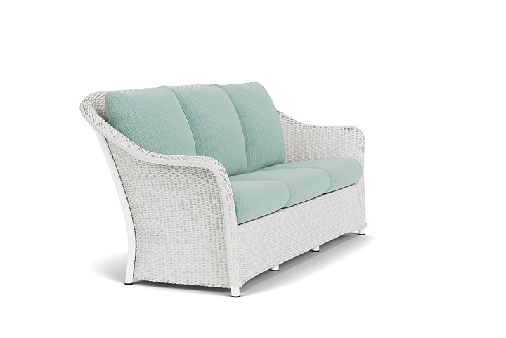 Lloyd Flanders™ Weekend Retreat Sofa - Matte White, Unearth Dew