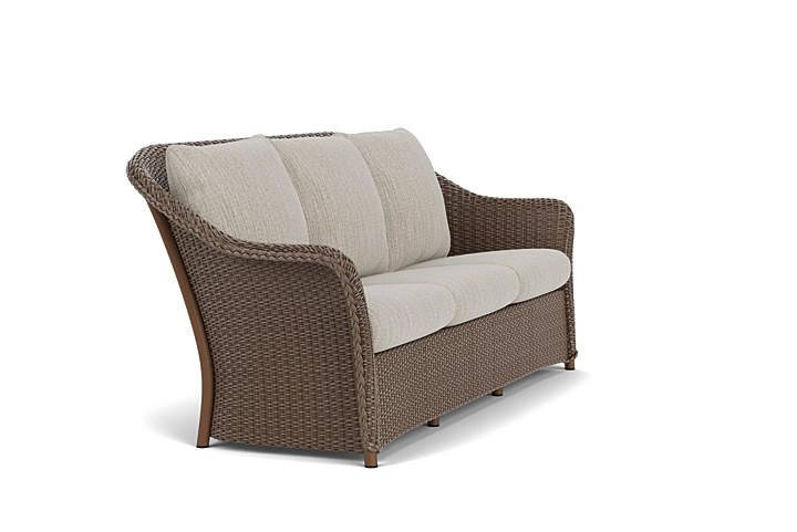 Lloyd Flanders™ Weekend Retreat Sofa - Bark, Callen Celadon