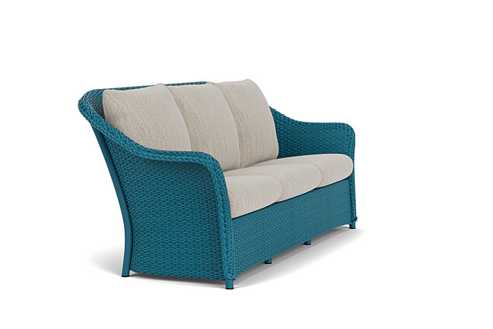 Lloyd Flanders™ Weekend Retreat Sofa - Peacock, Callen Celadon