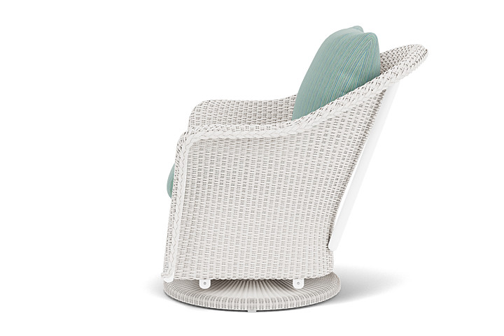 Lloyd Flanders™ Weekend Retreat Swivel Glider Lounge Chair - White, Unearth Dew