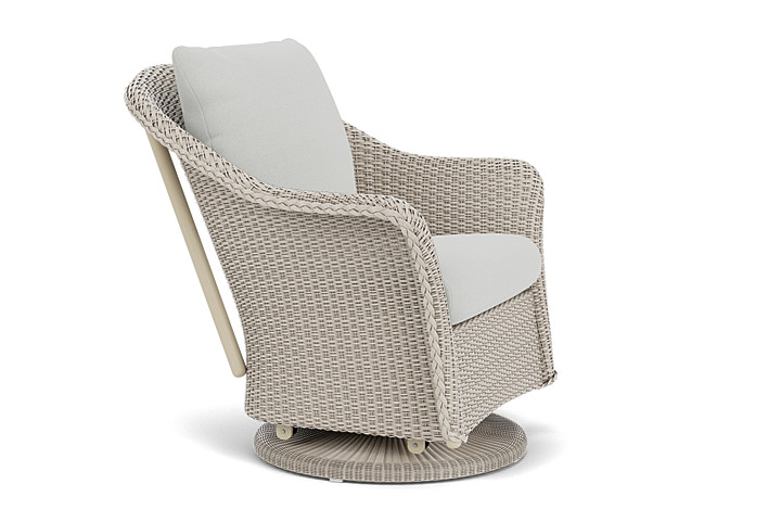 Lloyd Flanders™ Weekend Retreat Swivel Glider Lounge Chair - Linen, Loveboat Mint