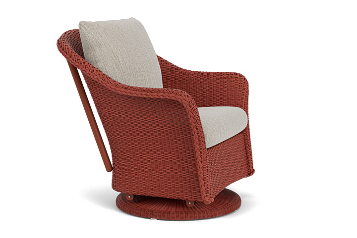 Lloyd Flanders™ Weekend Retreat Swivel Glider Lounge Chair - Terracotta, Callen Celadon