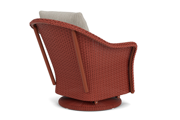 Lloyd Flanders™ Weekend Retreat Swivel Glider Lounge Chair - Terracotta, Callen Celadon