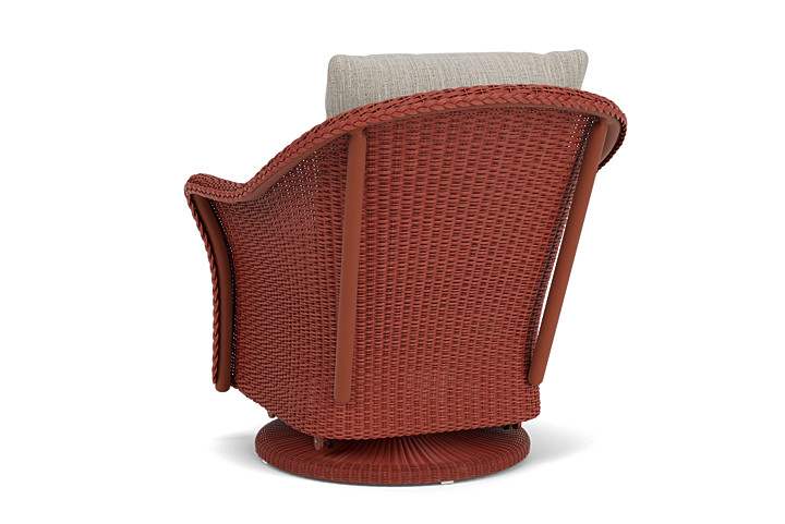 Lloyd Flanders™ Weekend Retreat Swivel Glider Lounge Chair - Terracotta, Callen Celadon