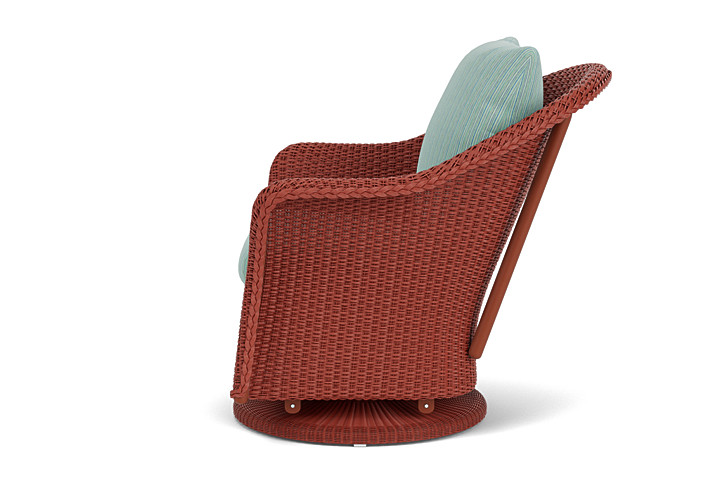 Lloyd Flanders™ Weekend Retreat Swivel Glider Lounge Chair - Terracotta, Unearth Dew