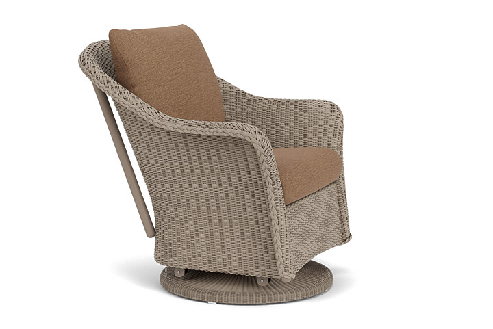 Lloyd Flanders™ Weekend Retreat Swivel Glider Lounge Chair - French Beige, Canvas Natural