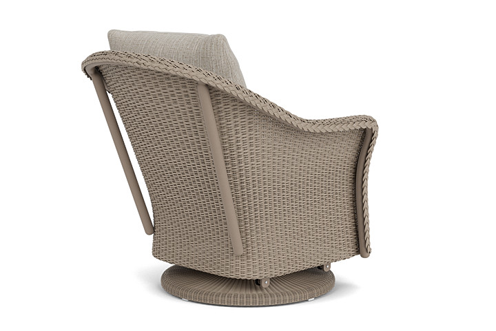 Lloyd Flanders™ Weekend Retreat Swivel Glider Lounge Chair - French Beige, Callen Celadon