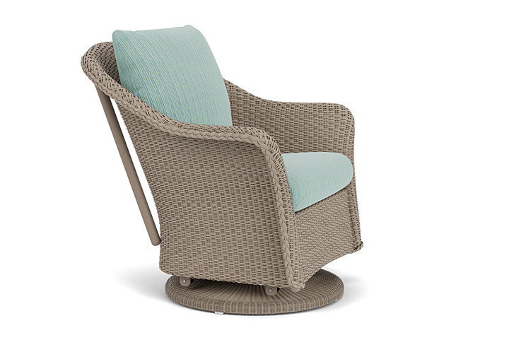 Lloyd Flanders™ Weekend Retreat Swivel Glider Lounge Chair - French Beige, Unearth Dew