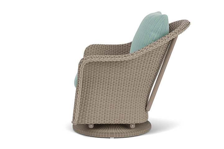 Lloyd Flanders™ Weekend Retreat Swivel Glider Lounge Chair - French Beige, Unearth Dew