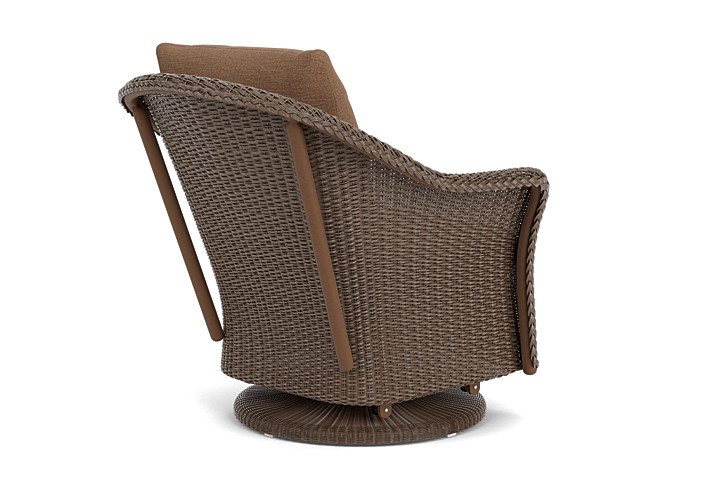 Lloyd Flanders™ Weekend Retreat Swivel Glider Lounge Chair - Bark, Canvas Natural