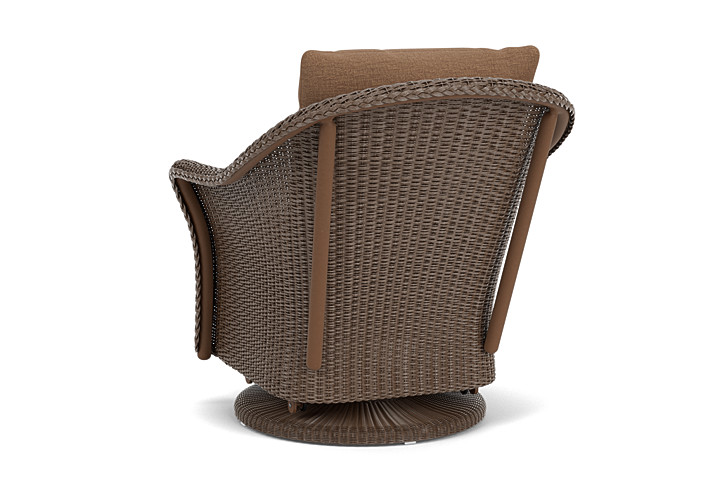 Lloyd Flanders™ Weekend Retreat Swivel Glider Lounge Chair - Bark, Canvas Natural