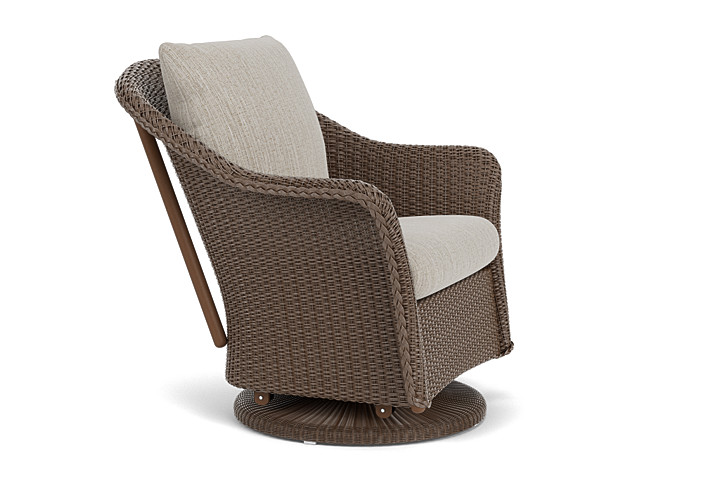 Lloyd Flanders™ Weekend Retreat Swivel Glider Lounge Chair - Bark, Callen Celadon