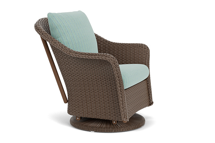 Lloyd Flanders™ Weekend Retreat Swivel Glider Lounge Chair - Bark, Unearth Dew