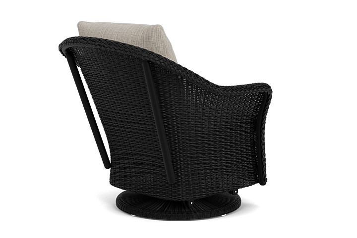 Lloyd Flanders™ Weekend Retreat Swivel Glider Lounge Chair - Ebony, Callen Celadon