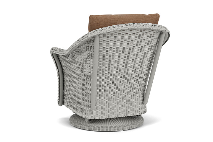 Lloyd Flanders™ Weekend Retreat Swivel Glider Lounge Chair - Platinum, Canvas Natural