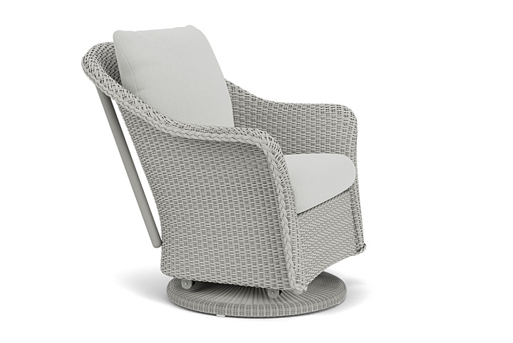 Lloyd Flanders™ Weekend Retreat Swivel Glider Lounge Chair - Platinum, Loveboat Mint