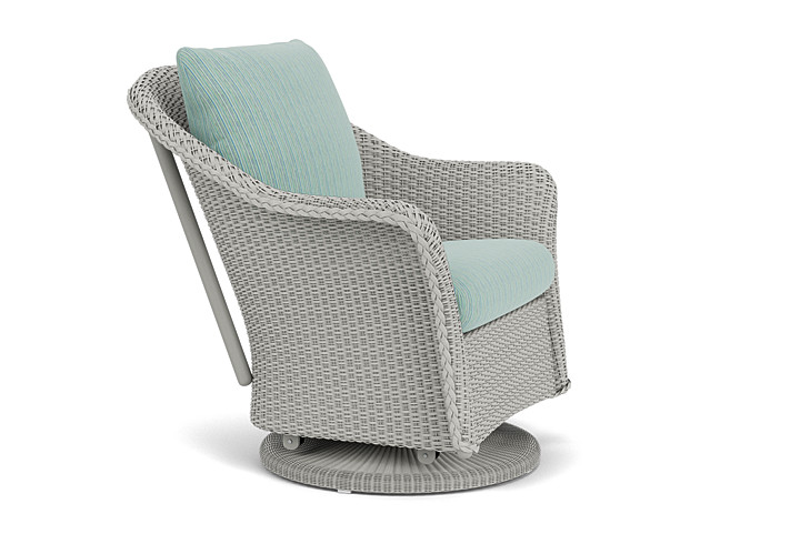 Lloyd Flanders™ Weekend Retreat Swivel Glider Lounge Chair - Platinum, Unearth Dew