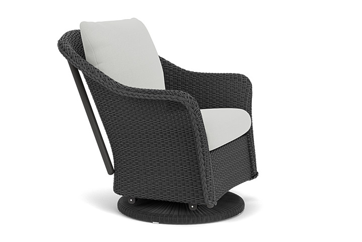 Lloyd Flanders™ Weekend Retreat Swivel Glider Lounge Chair - Charcoal, Loveboat Mint