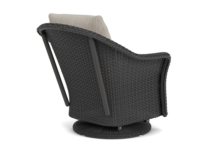 Lloyd Flanders™ Weekend Retreat Swivel Glider Lounge Chair - Charcoal, Callen Celadon