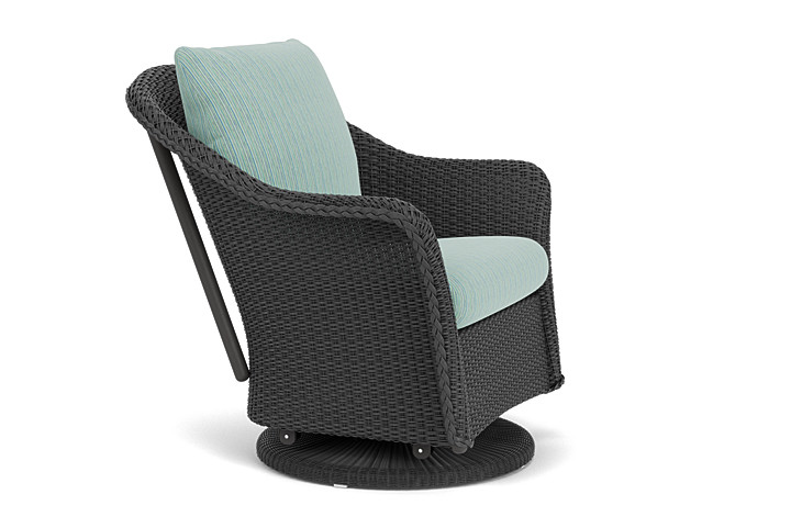 Lloyd Flanders™ Weekend Retreat Swivel Glider Lounge Chair - Charcoal, Unearth Dew