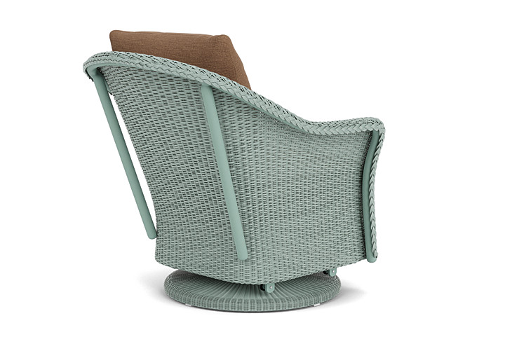 Lloyd Flanders™ Weekend Retreat Swivel Glider Lounge Chair - Sea Glass, Canvas Natural