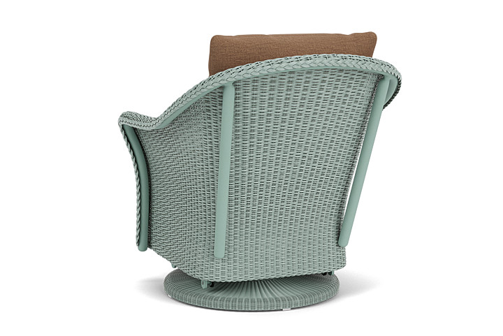 Lloyd Flanders™ Weekend Retreat Swivel Glider Lounge Chair - Sea Glass, Canvas Natural