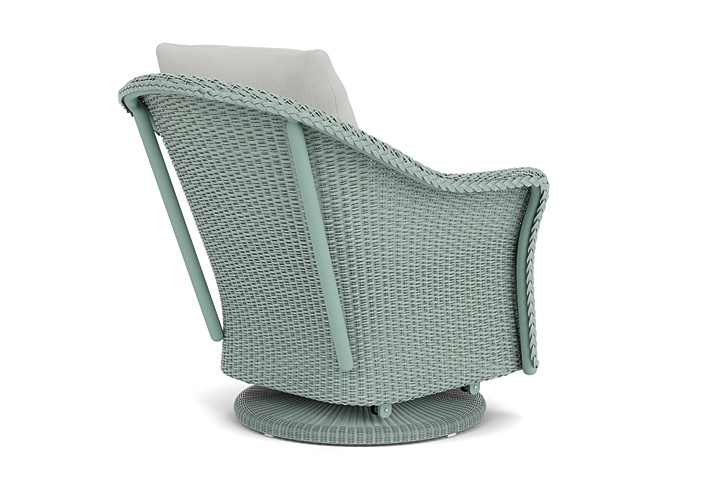 Lloyd Flanders™ Weekend Retreat Swivel Glider Lounge Chair - Sea Glass, Loveboat Mint