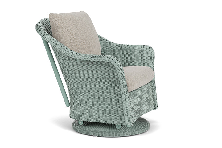 Lloyd Flanders™ Weekend Retreat Swivel Glider Lounge Chair - Sea Glass, Callen Celadon