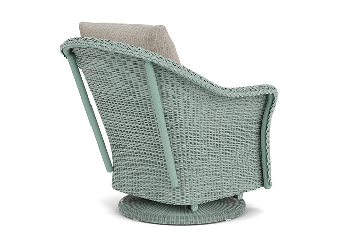 Lloyd Flanders™ Weekend Retreat Swivel Glider Lounge Chair - Sea Glass, Callen Celadon