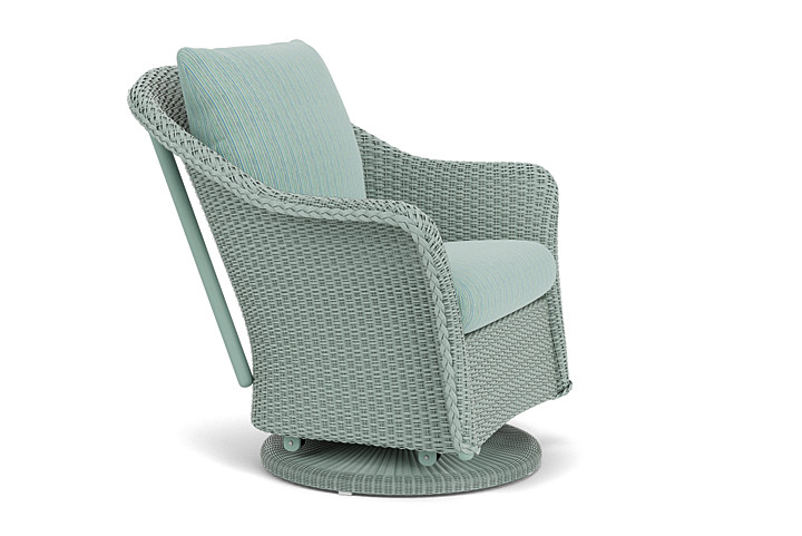 Lloyd Flanders™ Weekend Retreat Swivel Glider Lounge Chair - Sea Glass, Unearth Dew