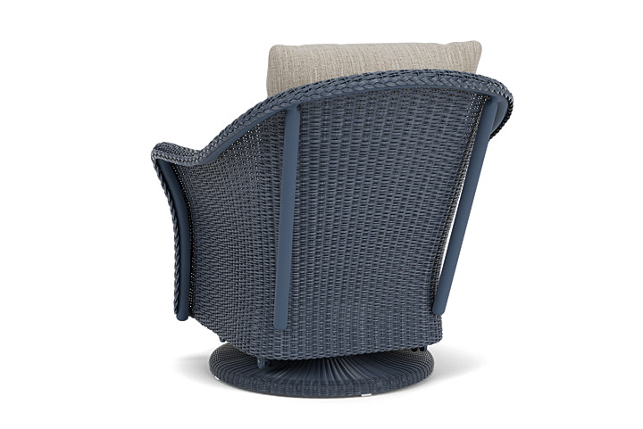 Lloyd Flanders™ Weekend Retreat Swivel Glider Lounge Chair - Denim Blue, Callen Celadon