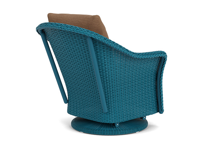 Lloyd Flanders™ Weekend Retreat Swivel Glider Lounge Chair - Peacock, Canvas Natural