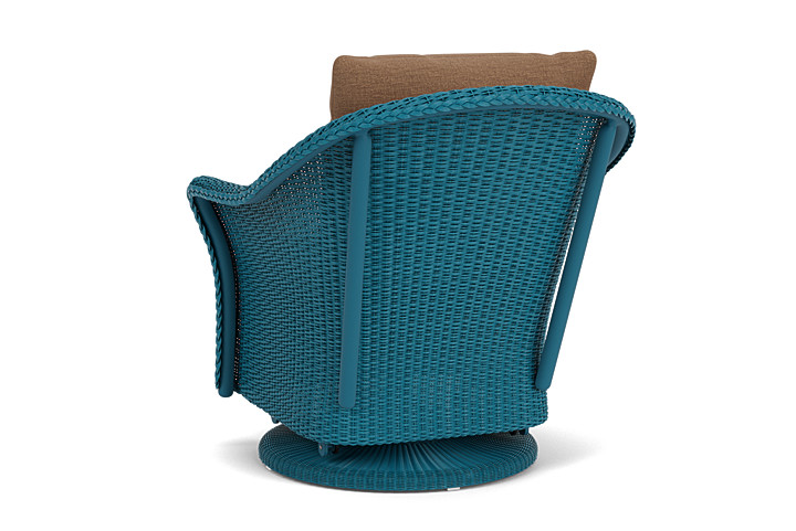 Lloyd Flanders™ Weekend Retreat Swivel Glider Lounge Chair - Peacock, Canvas Natural