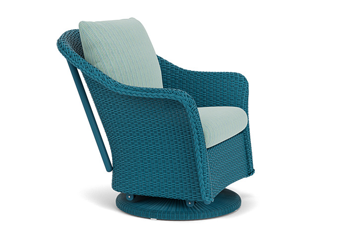 Lloyd Flanders™ Weekend Retreat Swivel Glider Lounge Chair - Peacock, Unearth Dew