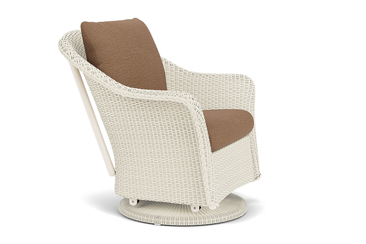 Lloyd Flanders™ Weekend Retreat Swivel Glider Lounge Chair - Ivory, Canvas Natural