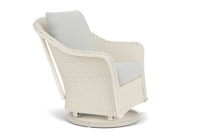 Lloyd Flanders™ Weekend Retreat Swivel Glider Lounge Chair - Ivory, Loveboat Mint