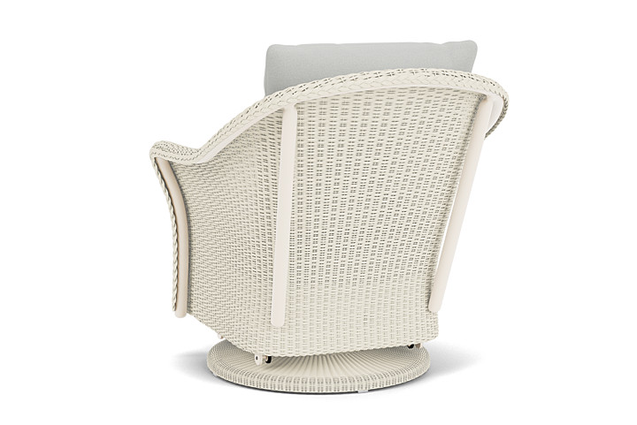 Lloyd Flanders™ Weekend Retreat Swivel Glider Lounge Chair - Ivory, Loveboat Mint