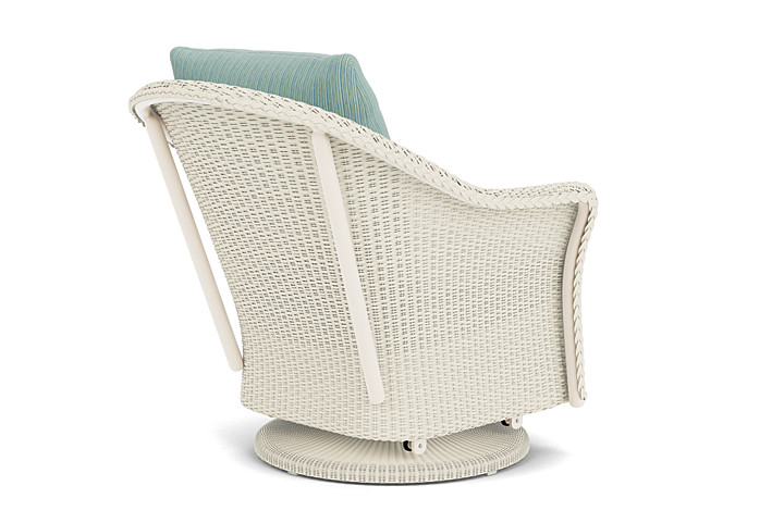 Lloyd Flanders™ Weekend Retreat Swivel Glider Lounge Chair - Ivory, Unearth Dew