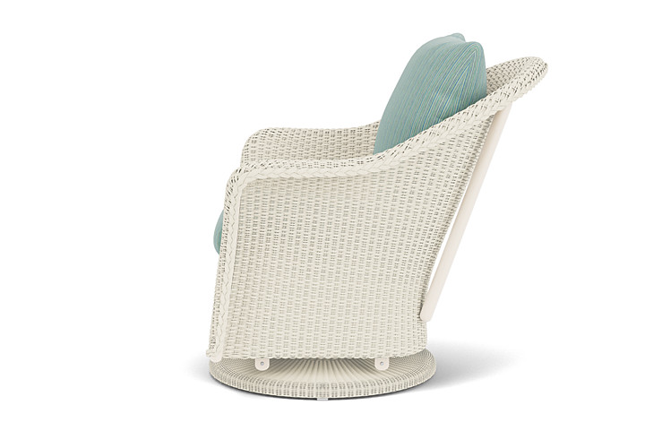 Lloyd Flanders™ Weekend Retreat Swivel Glider Lounge Chair - Ivory, Unearth Dew