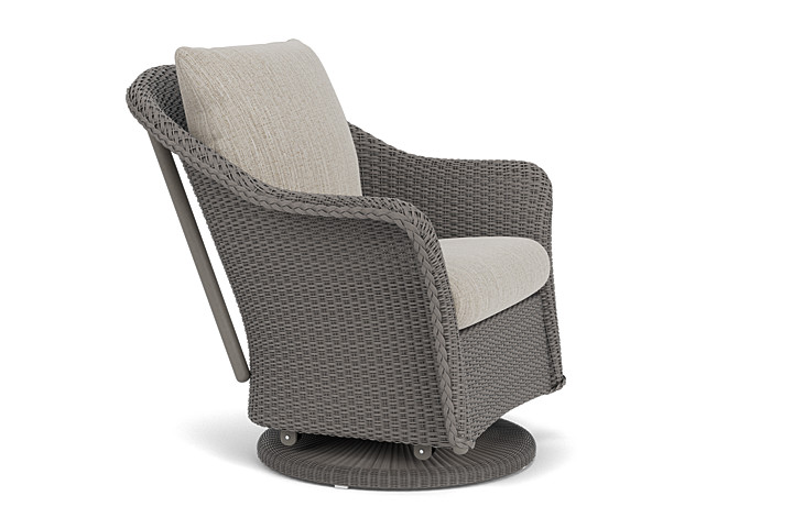 Lloyd Flanders™ Weekend Retreat Swivel Glider Lounge Chair - Pewter, Callen Celadon