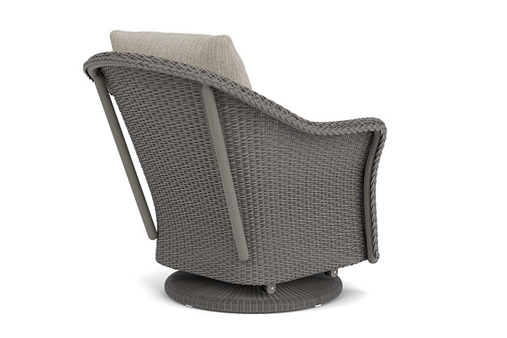 Lloyd Flanders™ Weekend Retreat Swivel Glider Lounge Chair - Pewter, Callen Celadon