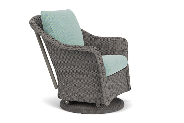 Lloyd Flanders™ Weekend Retreat Swivel Glider Lounge Chair - Pewter, Unearth Dew