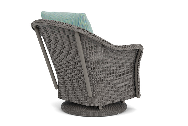 Lloyd Flanders™ Weekend Retreat Swivel Glider Lounge Chair - Pewter, Unearth Dew