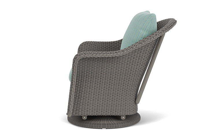 Lloyd Flanders™ Weekend Retreat Swivel Glider Lounge Chair - Pewter, Unearth Dew