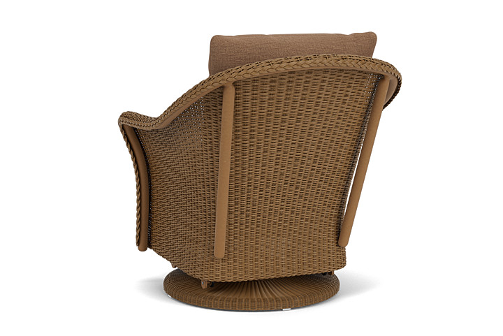 Lloyd Flanders™ Weekend Retreat Swivel Glider Lounge Chair - Hickory, Canvas Natural